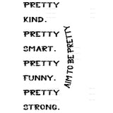 AIM TO BE PRETTY # 8095 come with both transfers neck