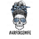AIRFORCE SKULL # Mama - Mimi - Mom - Nana other names in 