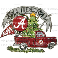 Alabama Christmas truck Sublimation transfers Heat Transfer