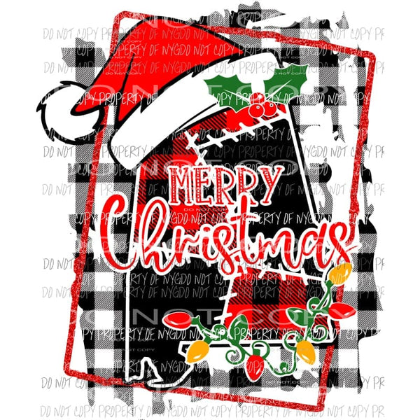 Alabama Merry Christmas Sublimation transfers Heat Transfer