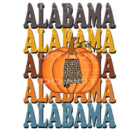 Alabama Pumpkin Sublimation transfers - Heat Transfer