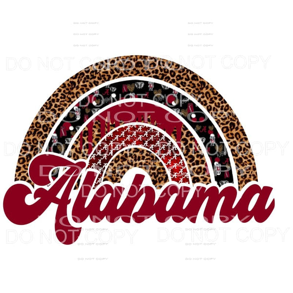 Alabama Rainbow roll tide Rainbow Sublimation transfers - 