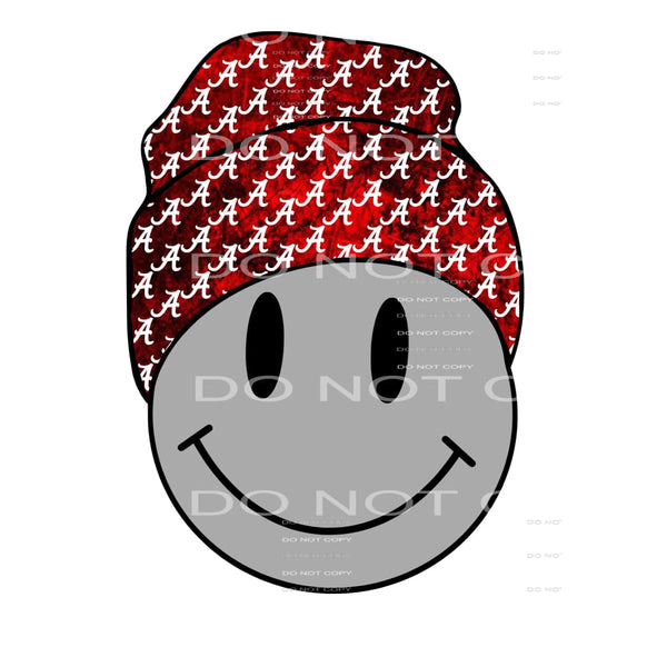 Alabama smile face # 9051 Sublimation transfers - Heat 