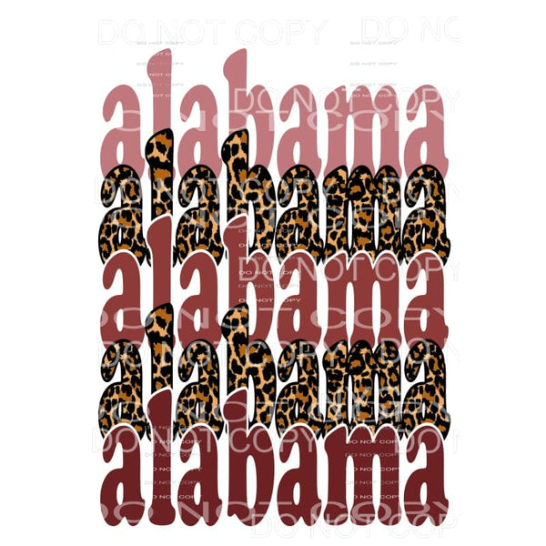 Alabama Stacked # 9773 Sublimation transfers - Heat Transfer