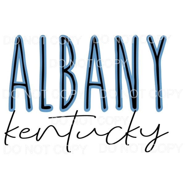 Albany blue Kentucky # 449 Sublimation transfers - Heat 