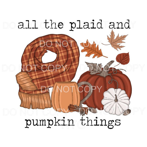 All The Plaid And Pumpkin Things Fall Colors #1101 