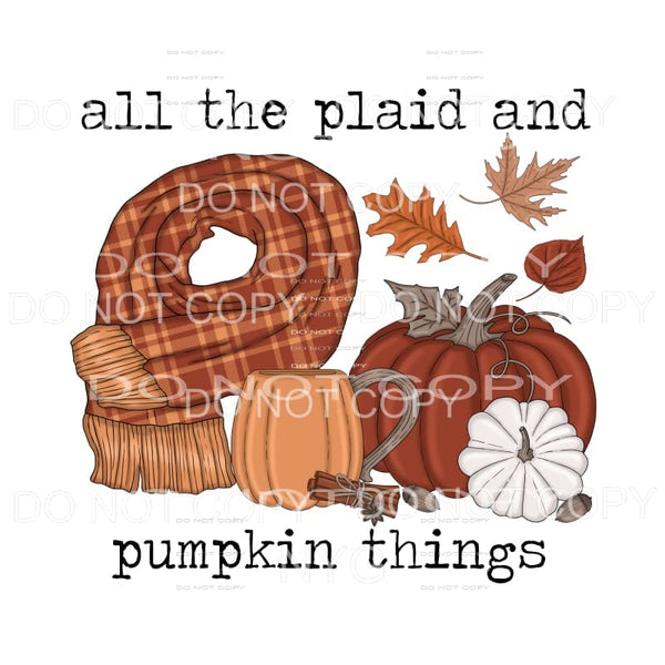 All The Plaids And Pumpkin Thigs Fall Colors #1038 