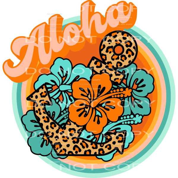 Aloha #4483 Sublimation transfers - Heat Transfer Graphic