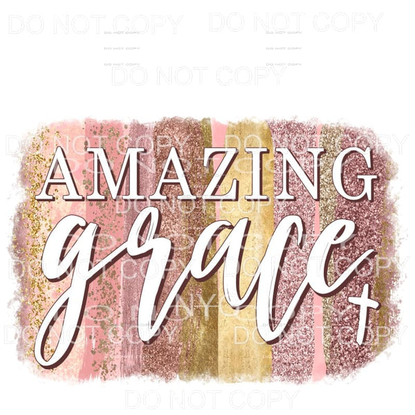 Amazing Grace Neutral Brushstrokes Sublimation transfers - 