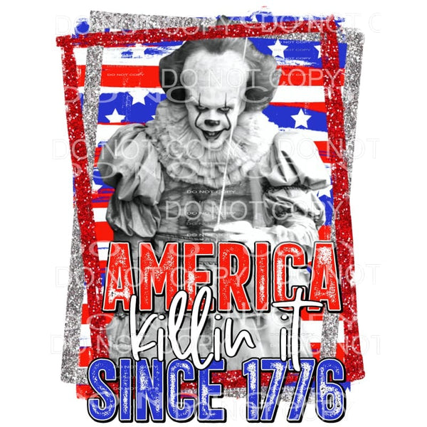 America Killin It Since 1776 Penny Wise IT USA 4th Of July 