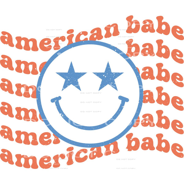 American babe #5047 Sublimation transfers - Heat Transfer