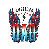 American dad Wings Sublimation transfers - Heat Transfer
