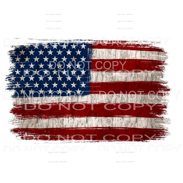 American Flag USA Background Sheet #2080 Sublimation 