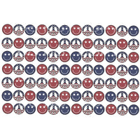American smile face and peace sign #6149 Sublimation 
