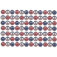 American smile face and peace sign #6150 Sublimation 