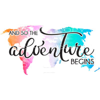and so the adventure begins #6151 Sublimation transfers - 