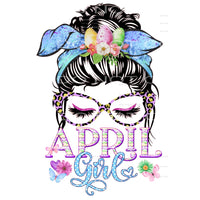 April girl #6152 Sublimation transfers - Heat Transfer