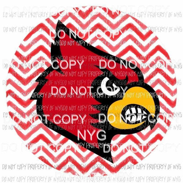 Arizona Cardinals chevron circle Sublimation transfers Heat Transfer