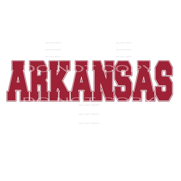 Arkansas # 33122 Sublimation transfers - Heat Transfer