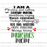 armed services mom all serves in the drop down menu sublimation transfer Heat Transfer