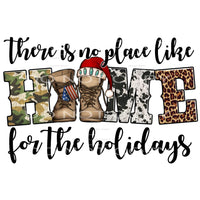 Army Mom Boots Christmas Lights Turquoise Camo Red Plaid 