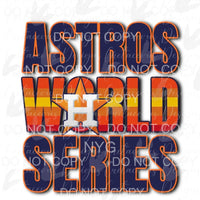 Astros # 3052 Sublimation transfers - Heat Transfer