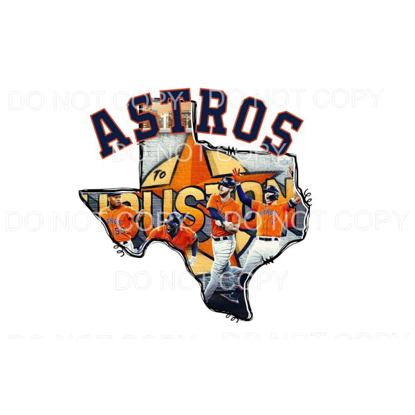 Astros # 3053 Sublimation transfers - Heat Transfer