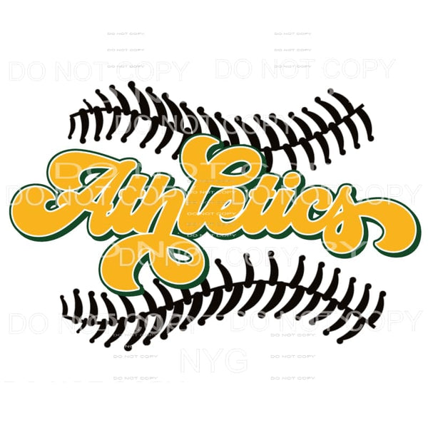 Athletics Baseball Oakland Sublimation transfers - Heat 