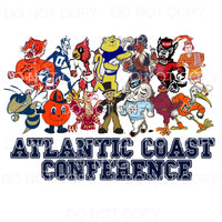 Atlantic Coast Conference College Football Mascots 