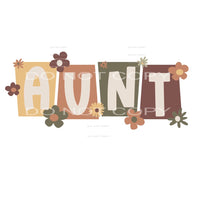 Aunt retro # 6614 Sublimation transfers - Heat Transfer