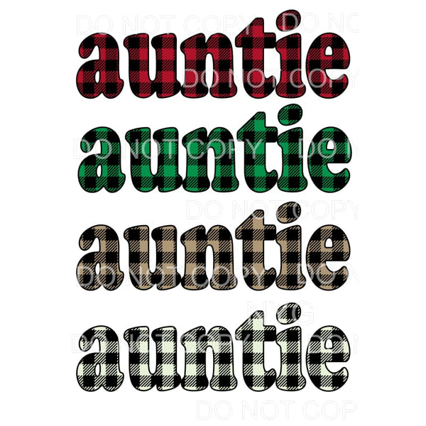 Auntie Stacked winter # 3233 Sublimation transfers - Heat 