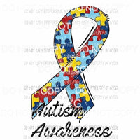 Autism Awareness # 2 Sublimation transfers Heat Transfer