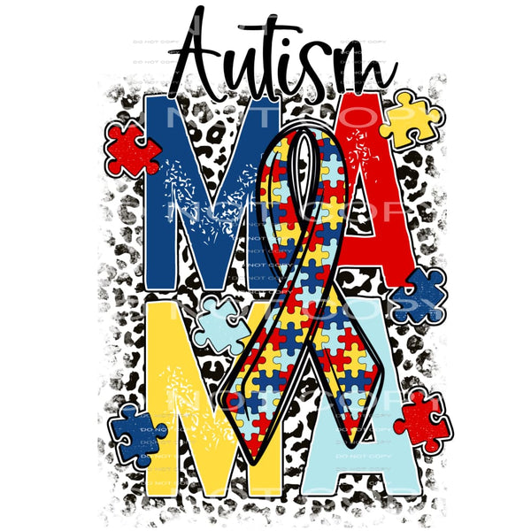 Autism Mama#4207 Sublimation transfers - Heat Transfer
