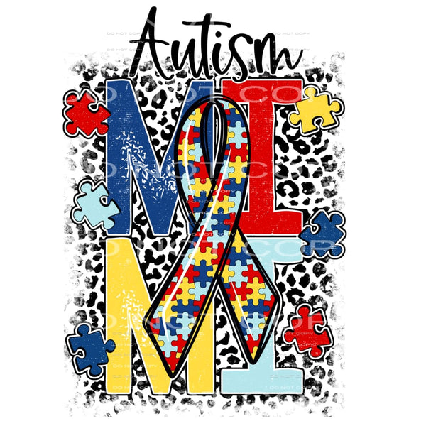 Autism Mimi #4290 Sublimation transfers - Heat Transfer