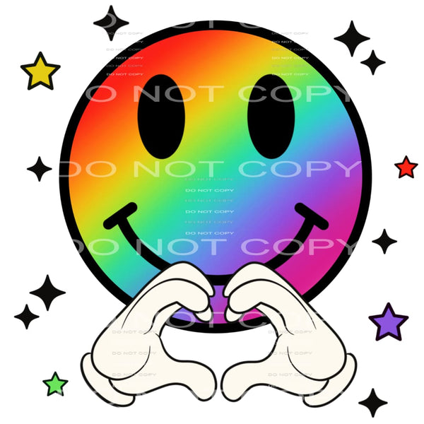 Autism Smiley #4274 Sublimation transfers - Heat Transfer