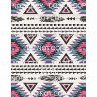 Aztec Design Sheet #2 Sublimation transfers 13 x 9 inches Heat Transfer