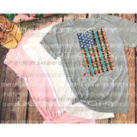 Aztec Flag sublimation transfer Heat Transfer