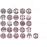 Aztec Leopard monogram letters put letters in notes please 