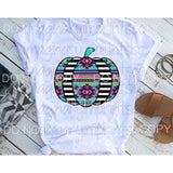 Aztec Serape Pumpkin Bright Colors #115 Sublimation 
