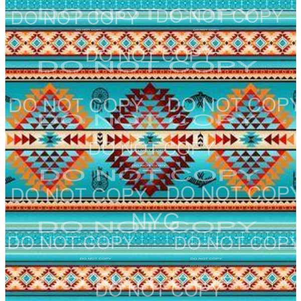 Aztec Southwestern Sheet #2 Sublimation transfers - Heat 
