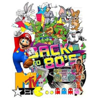Back To The 80’s #4151 Sublimation transfers - Heat Transfer