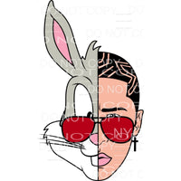 Bad Bunny Bugs Bunny Benito Antonio Martinez Sublimation 