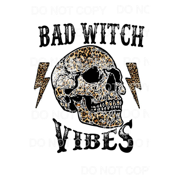 Bad Witch Vibes # 370 Sublimation transfers - Heat Transfer