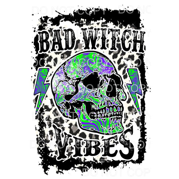 Bad Witch Vibes # 371 Sublimation transfers - Heat Transfer