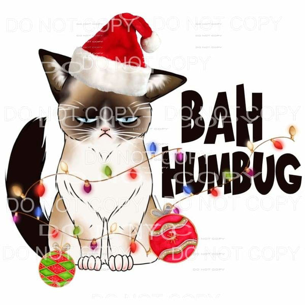 Grumpy cat santa hat top