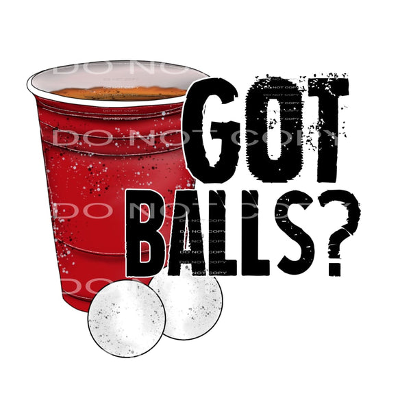 balls #4172 Sublimation transfers - Heat Transfer