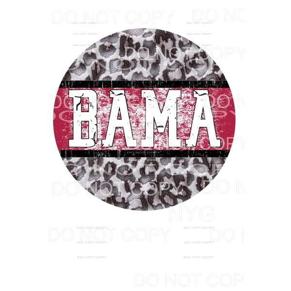 Bama Football Alabama Crimson Tide Leopard Sublimation 