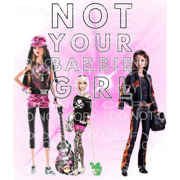 Barbie # 2 Sublimation transfers - Heat Transfer