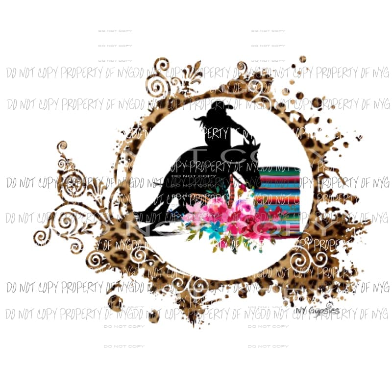 martodesigns - Barrel Racer leopard Sublimation transfers