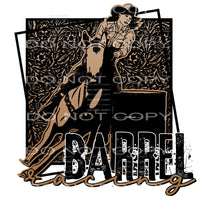 barrel racing #4562 Sublimation transfers - Heat Transfer